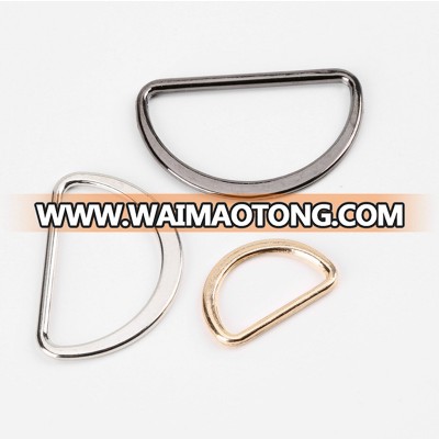 Wholesale Custom Metal Zinc Alloy D Ring Bag Belt Buckle Manufacturers for Garments/Bag