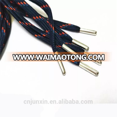 China Supplier Promotional sell colorful python custom polyester drawstring metal tips